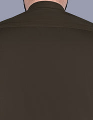 D Brown Texture Kurta Pajama KP2401-3-L