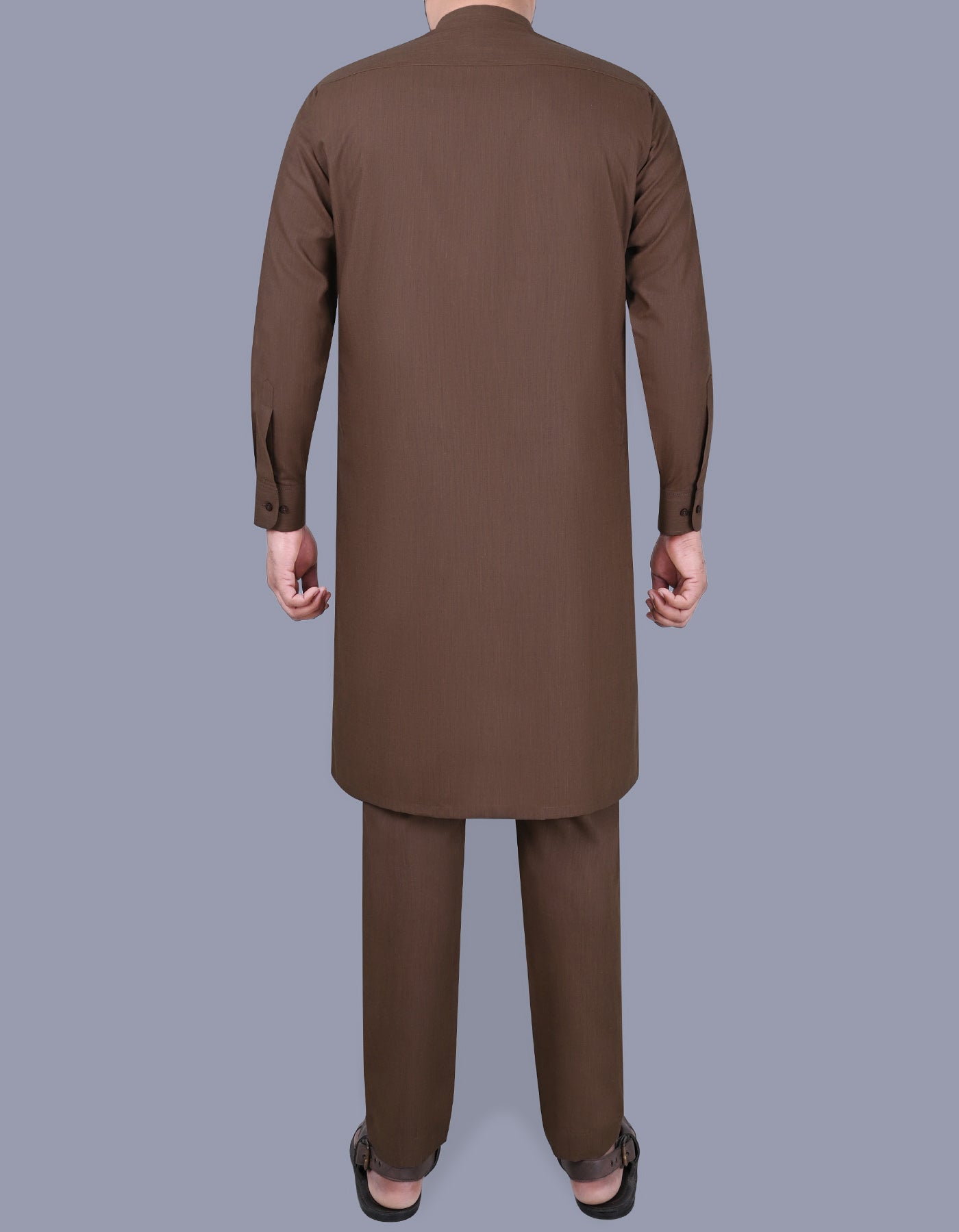 Tan Texture Kurta Pajama KP2402-1-L