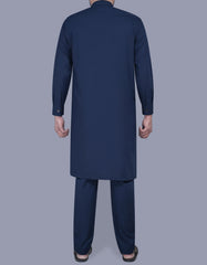 Navy Texture Kurta Pajama KP2501-1-L