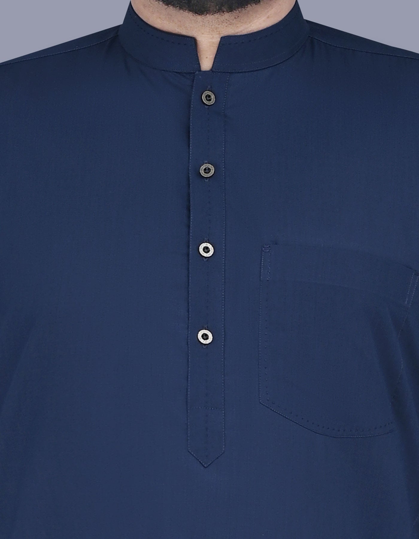 Navy Texture Kurta Pajama KP2501-1-S