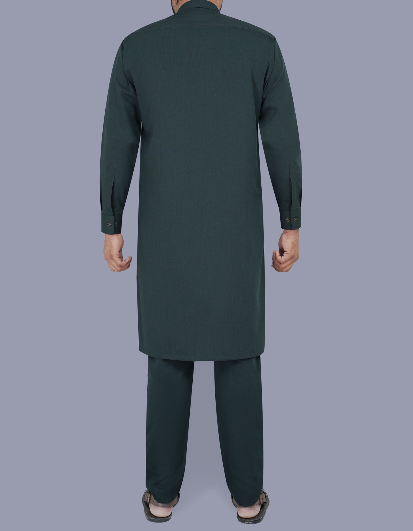 Green Texture Kurta Pajama KP2501-3-L