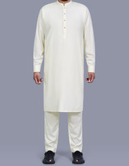 Cream Stripe Kurta Pajama KP2605-XS