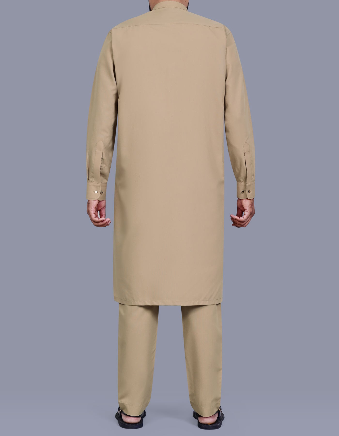 Khaki Texture Kurta Pajama KP2606-L