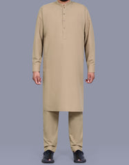 Khaki Texture Kurta Pajama KP2606-XS