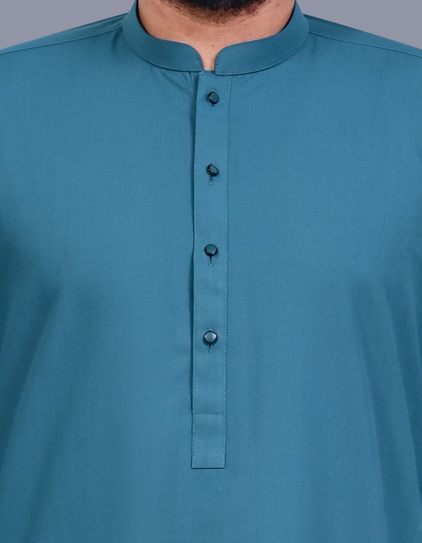 L Teal Texture Kurta Pajama KP2607-S