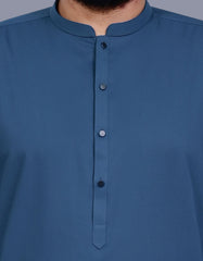 Blue Texture Kurta Pajama KP2609S-S