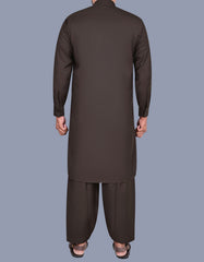 Chocolate Plain Kameez Shalwar KS2355-4-L