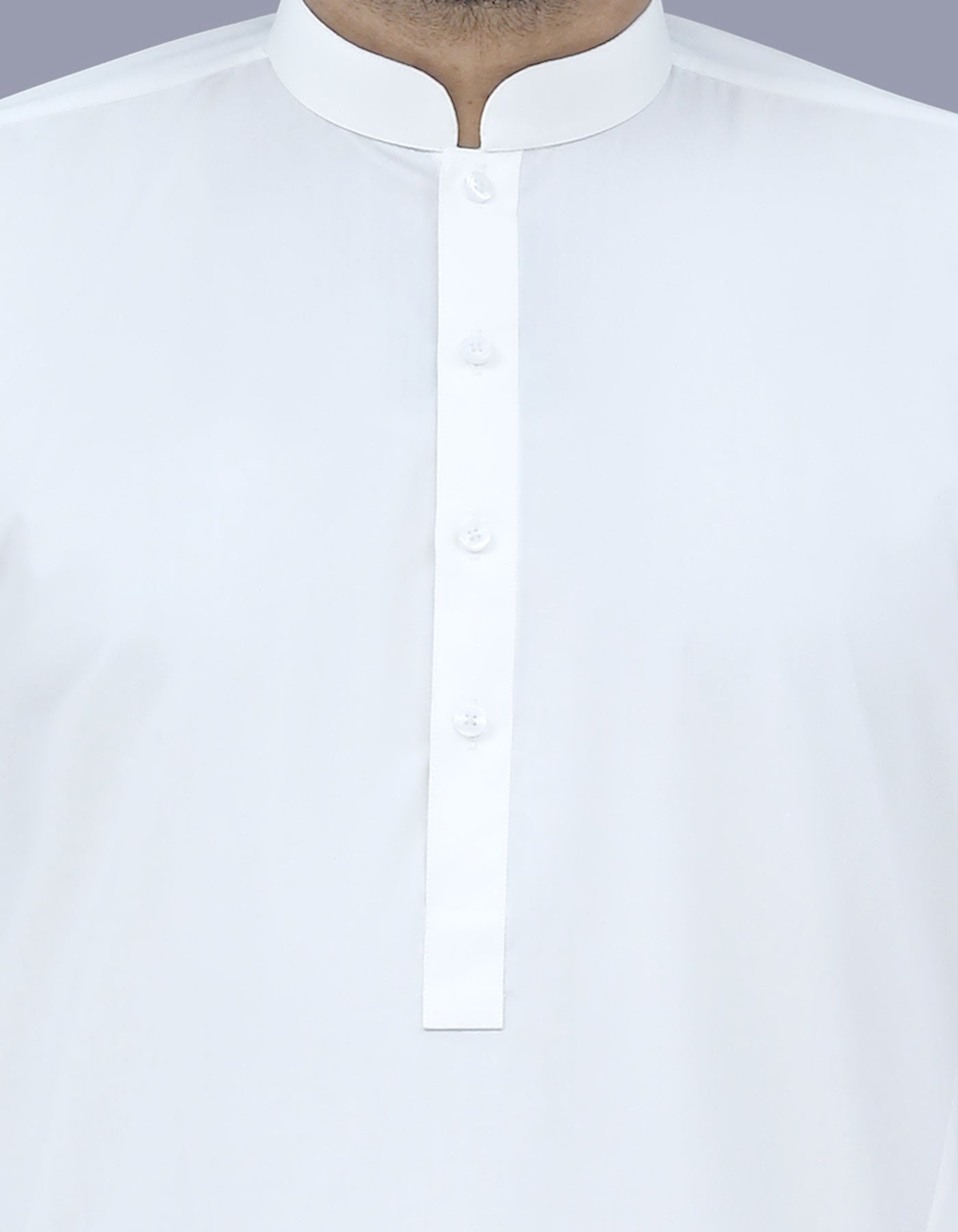 White Plain Kameez Shalwar KS2400-2R-S