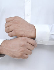 White Plain Kameez Shalwar KS2400-2S-M