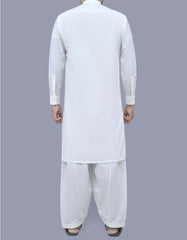 White Plain Kameez Shalwar KS2400-2S-L