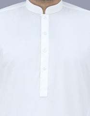 White Plain Kameez Shalwar KS2400-2S-S