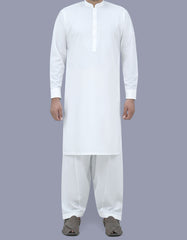 White Plain Kameez Shalwar KS2400-2S-XS