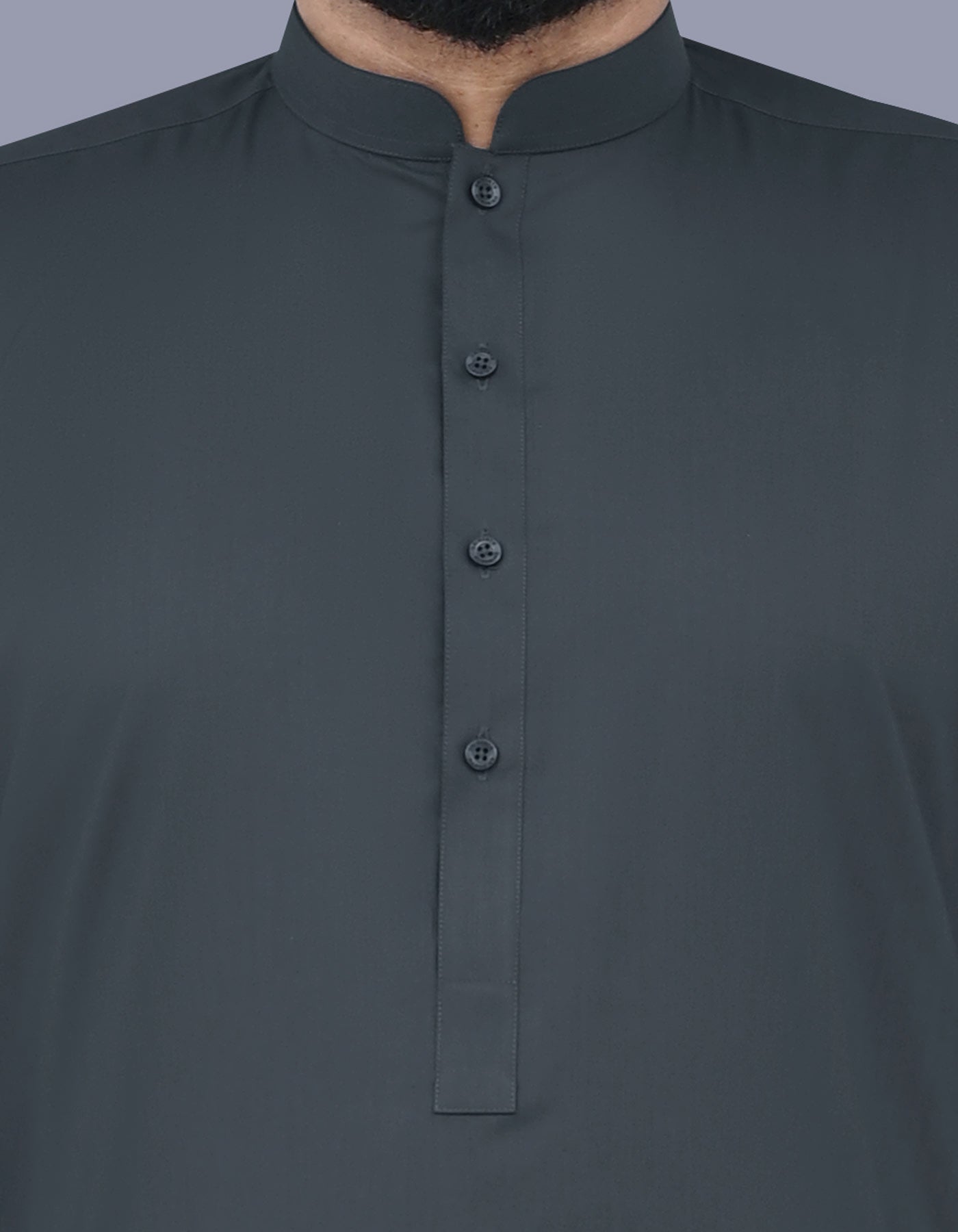 D Grey Plain Kameez Shalwar KS2402-2S-S