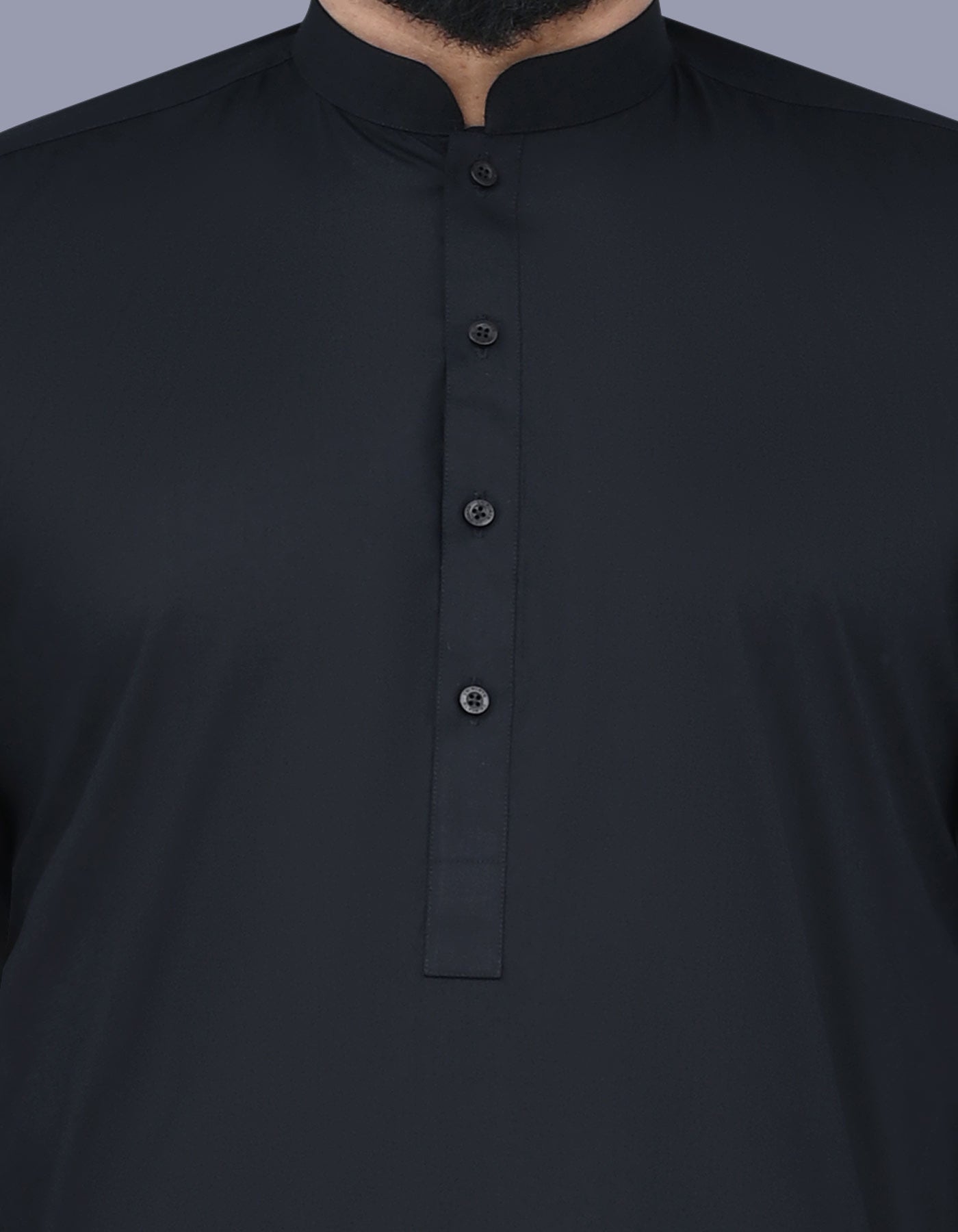 Navy Plain Kameez Shalwar KS2403-3S-S