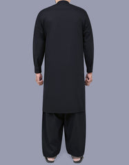 Black Plain Kameez Shalwar KS2404-5R-L