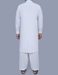 White Plain Kameez Shalwar KS2405-2S-L