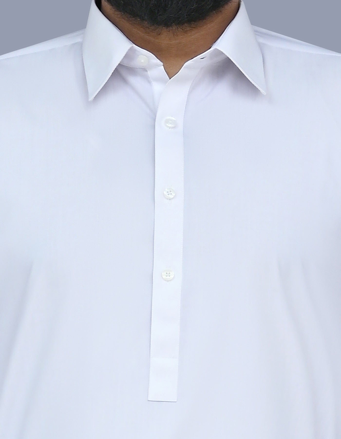 White Plain Kameez Shalwar KS2405-2S-S