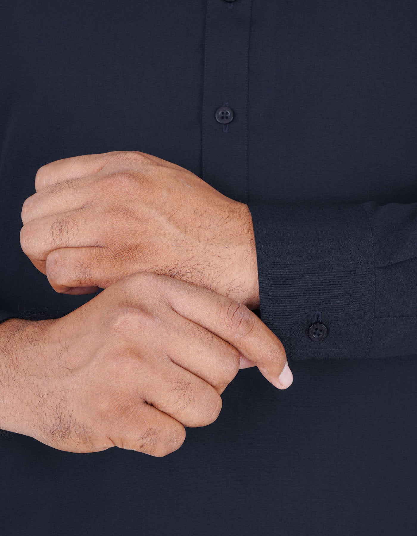 Navy Plain Kameez Shalwar KS2408-1R-M