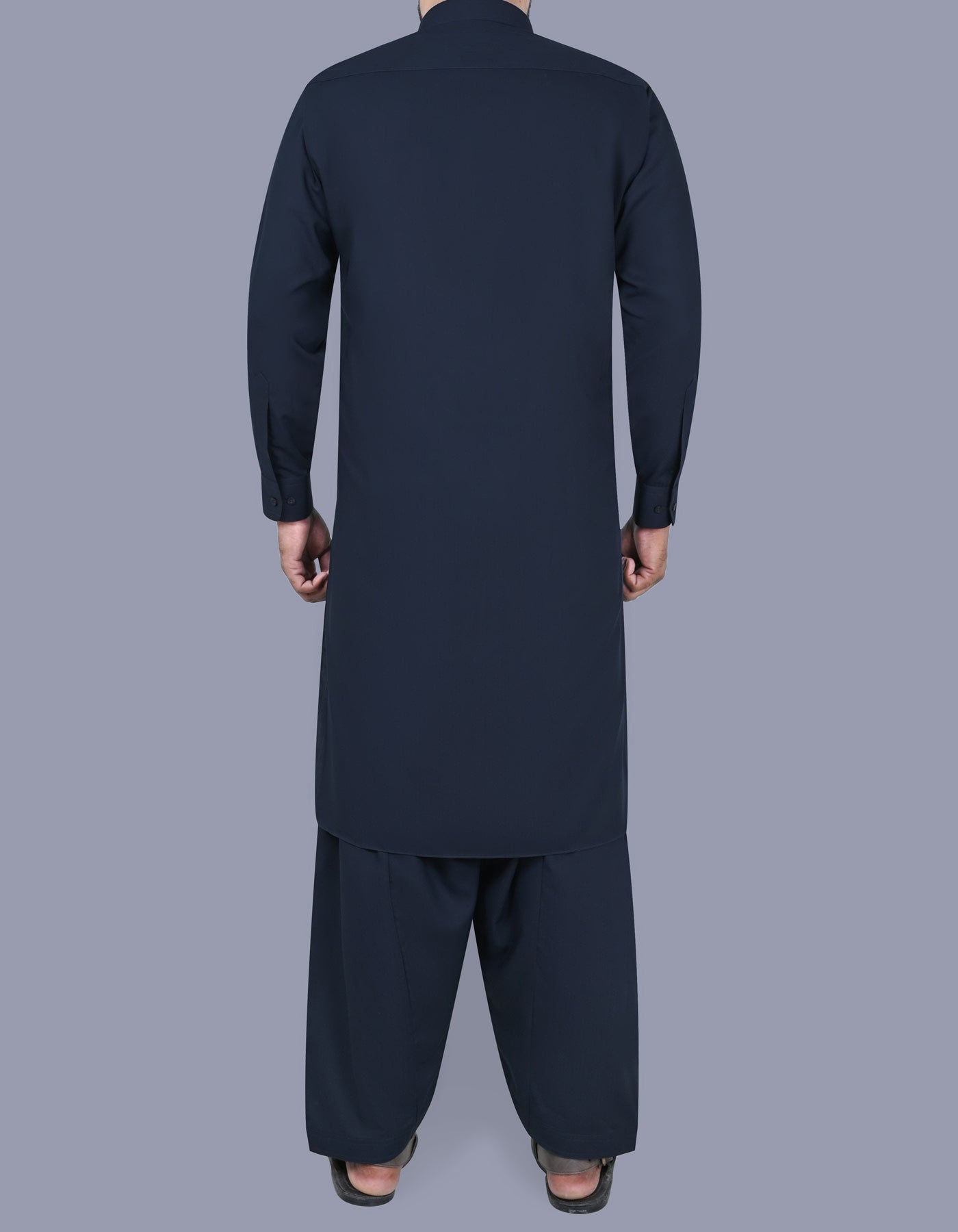 Navy Self Kameez Shalwar KS2428-2R-L