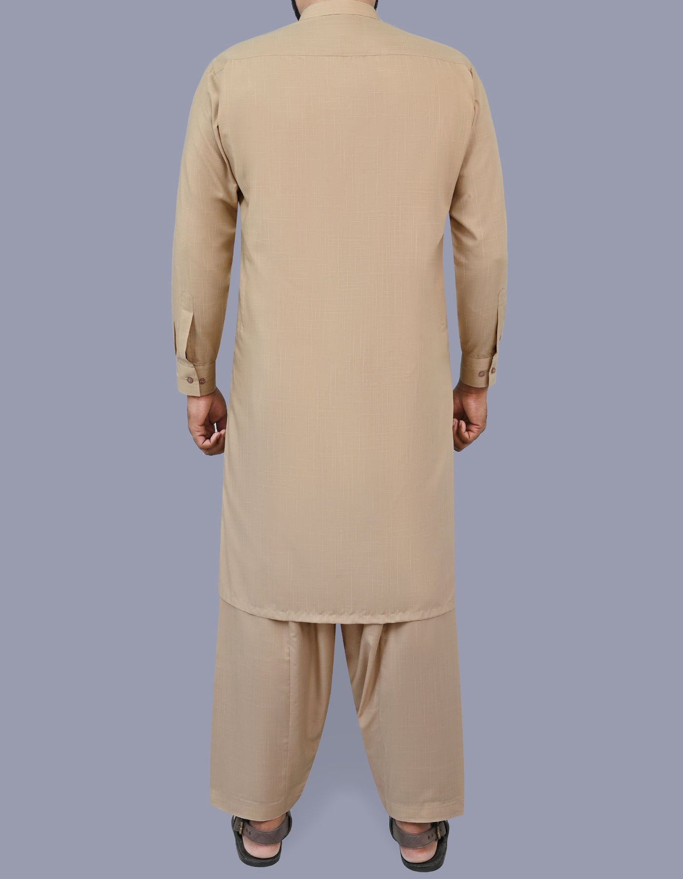 Beige Self Kameez Shalwar KS2429-2S-XL