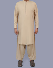 Beige Self Kameez Shalwar KS2429-2S-S