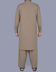 Khaki Texture Kameez Shalwar