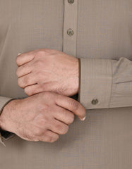 Khaki Texture Kameez Shalwar