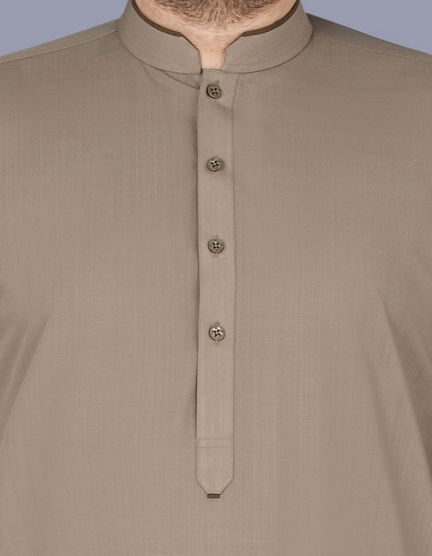 Khaki Texture Kameez Shalwar KS2502-1R-XL