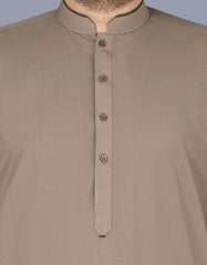 Khaki Texture Kameez Shalwar KS2502-1R-XL