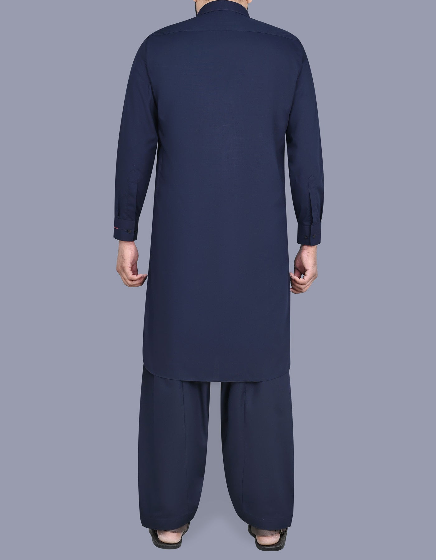 Navy Texture Kameez Shalwar KS2513-1R-L