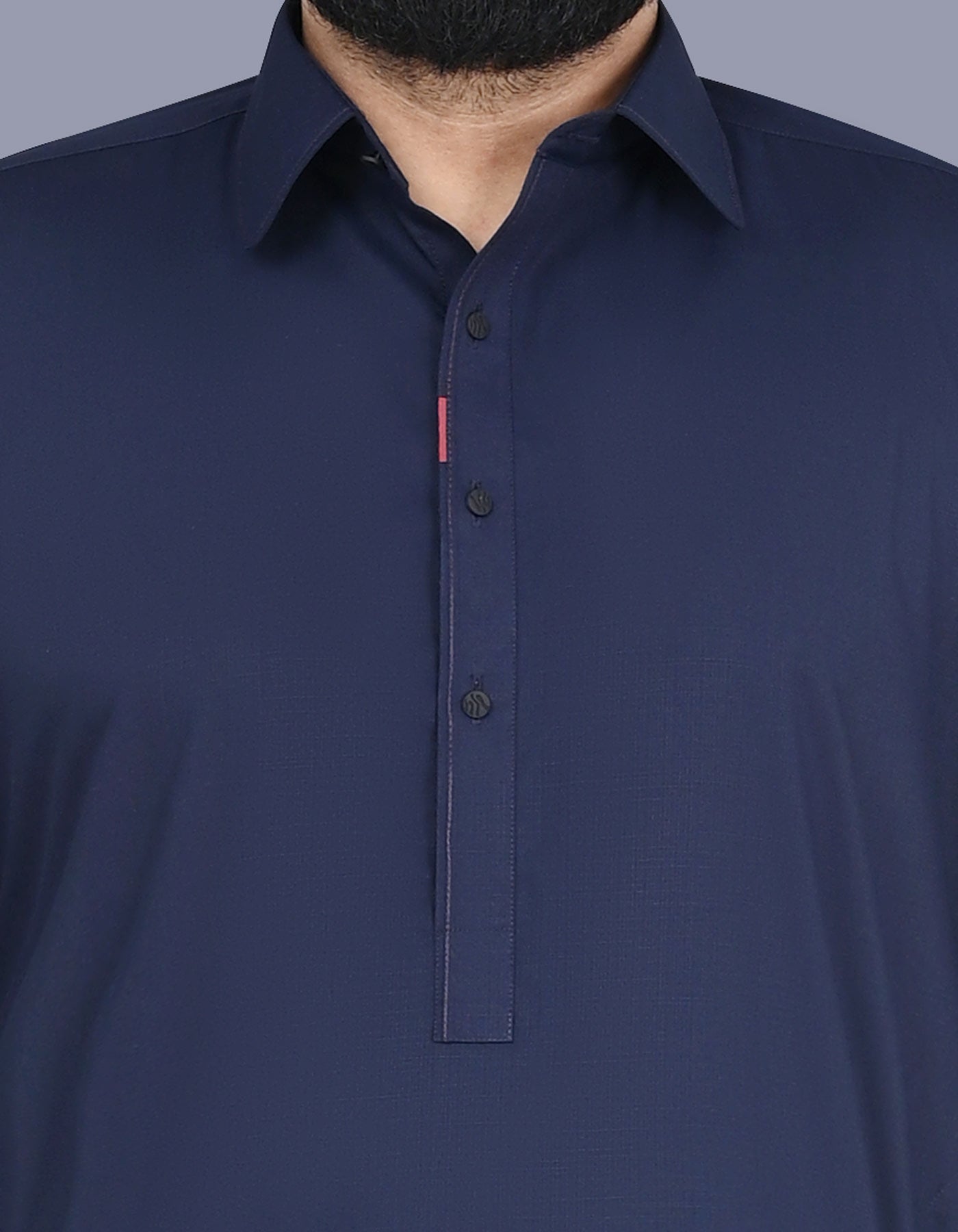 Navy Texture Kameez Shalwar KS2513-1S-S