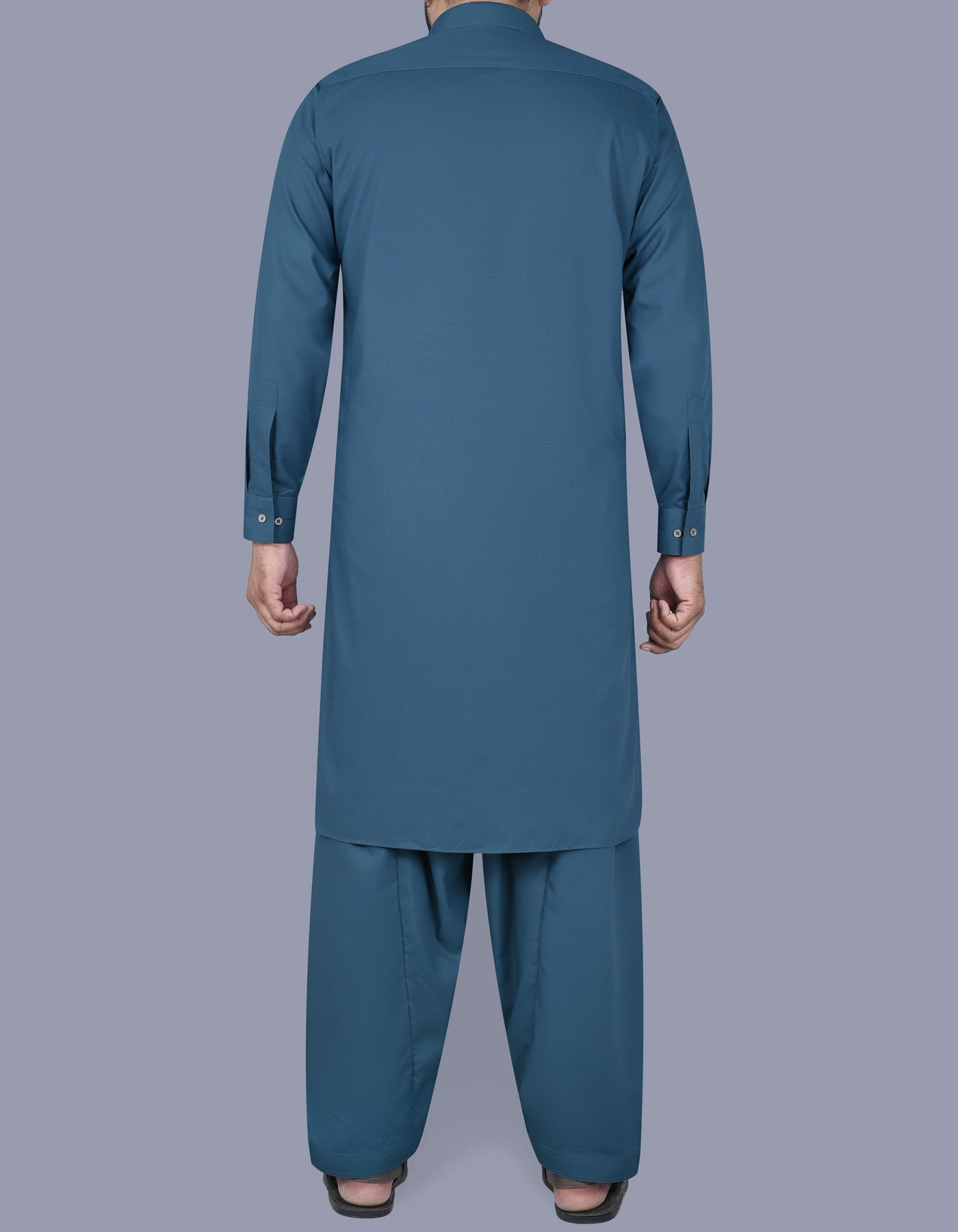 Blue Texture Kameez Shalwar KS2513-2R-L