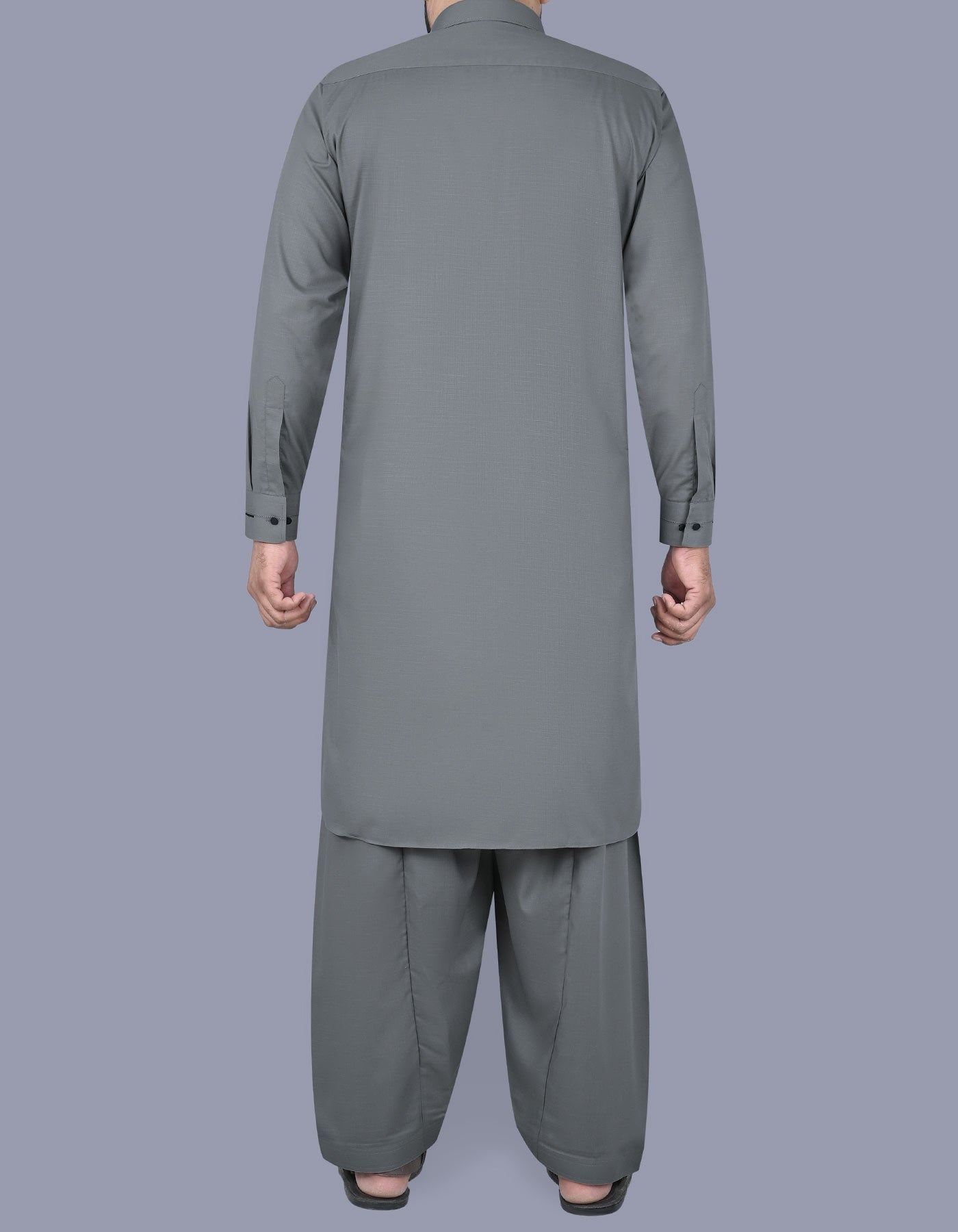 Grey Texture Kameez Shalwar KS2513-3S-L