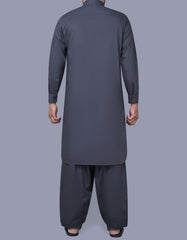 Grey Plain Kameez Shalwar KS2514-1R-L