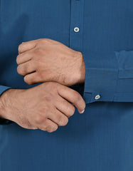 Blue Texture Kameez Shalwar KS2515-3S-M