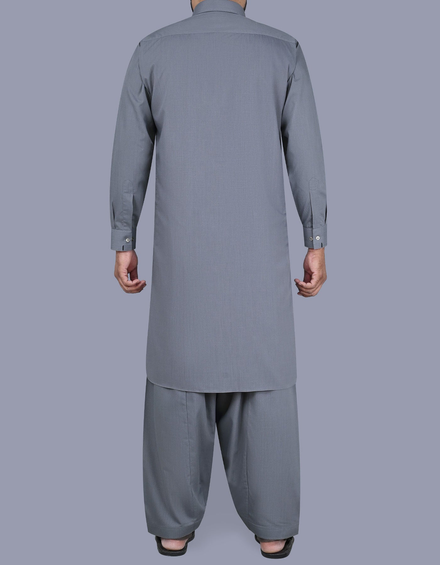 Grey Texture Kameez Shalwar KS2515-4R-L