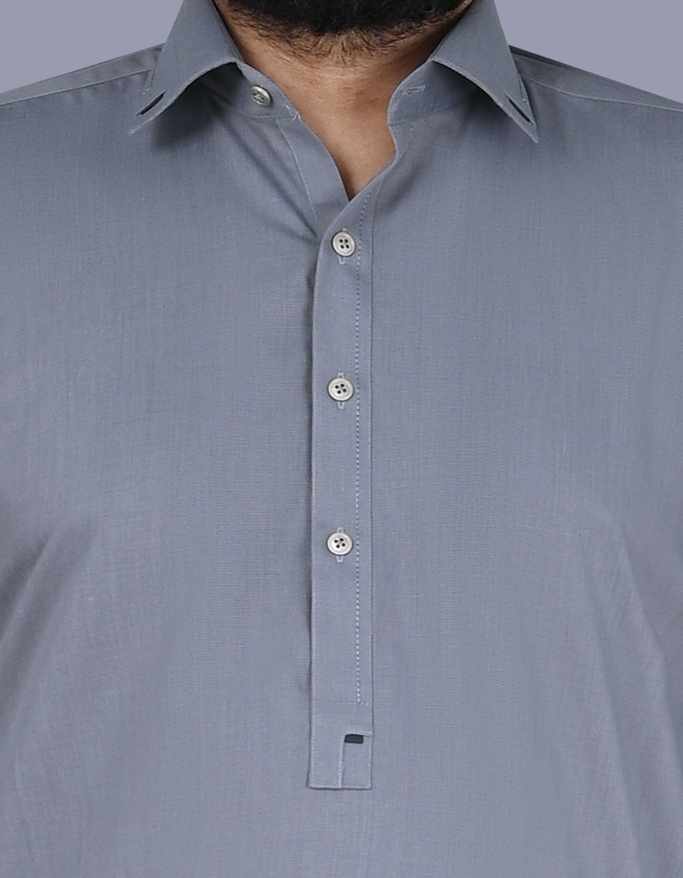 Grey Texture Kameez Shalwar KS2515-4S-S