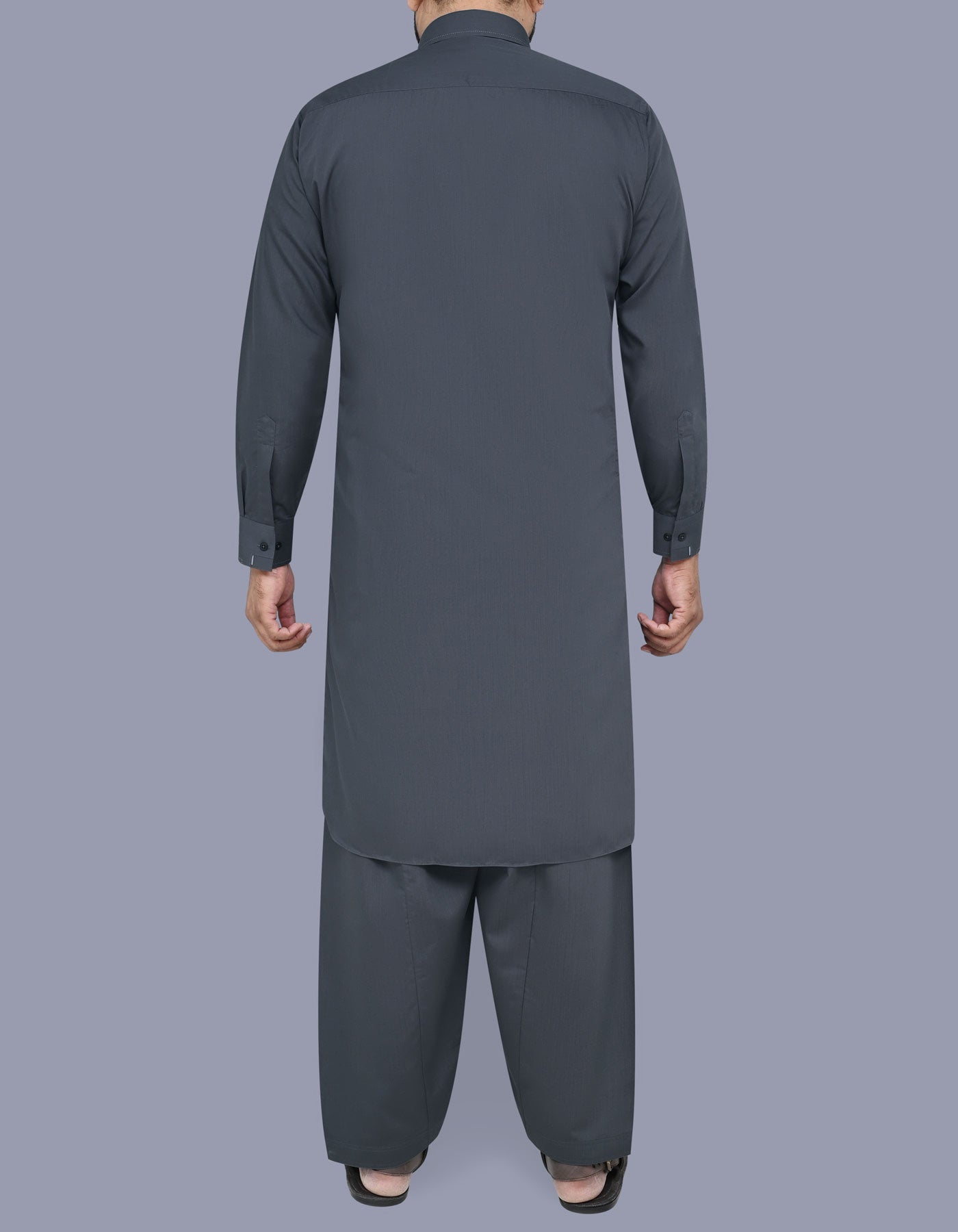 Charcoal Texture Kameez Shalwar KS2515-5S-L