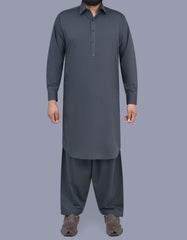 Charcoal Texture Kameez Shalwar KS2515-5S-XS