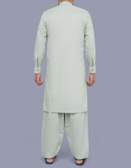 L Grey Plain Kameez Shalwar KS2522-1R-L
