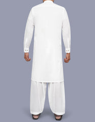 White Plain Kameez Shalwar KS2523-1R-L