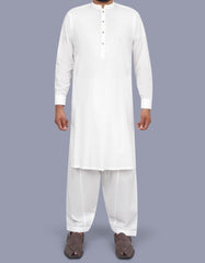 White Plain Kameez Shalwar KS2523-1R-XS