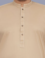 Khaki Plain Kameez Shalwar KS2524-1R-S