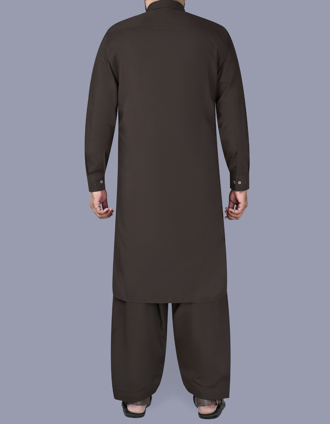 Chocolate Plain Kameez Shalwar KS2534S-L