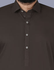 Chocolate Plain Kameez Shalwar KS2534S-S