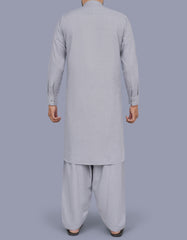 L Grey Texture Kameez Shalwar KS2541R-L