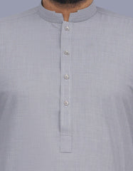 L Grey Texture Kameez Shalwar KS2541R-S