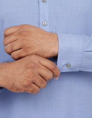 Sky Texture Kameez Shalwar KS2542S-M