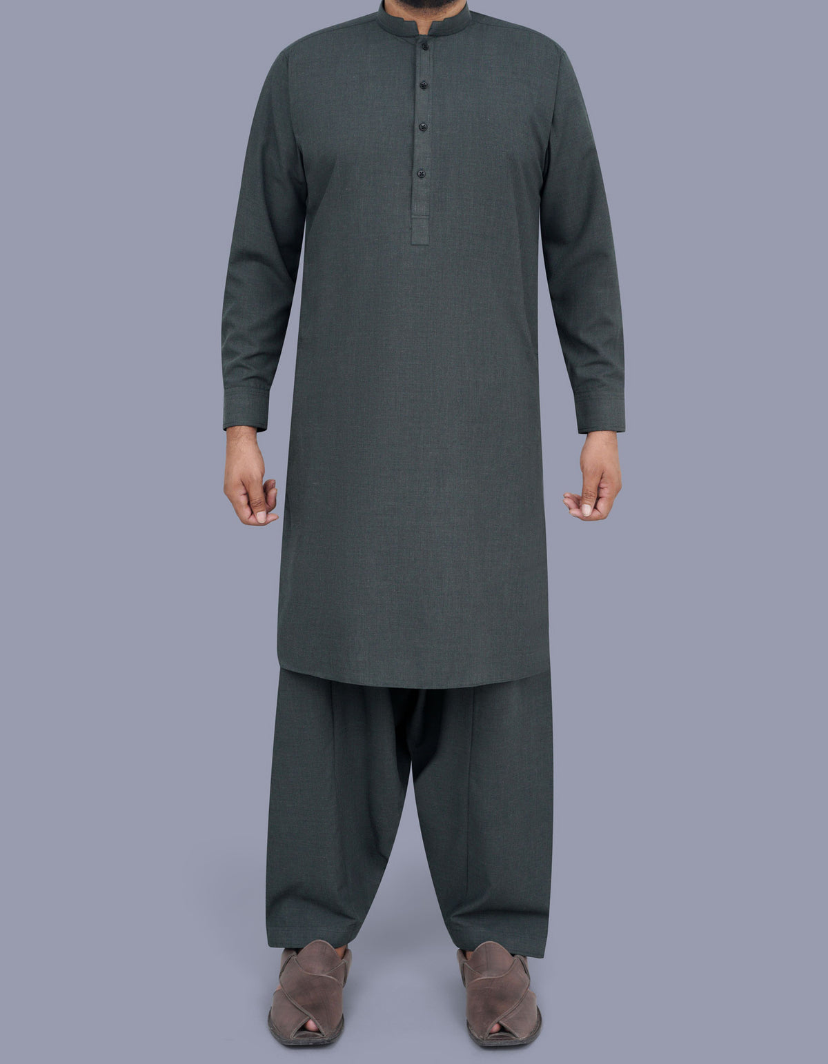D Teal Texture Kameez Shalwar KS2543R-XS