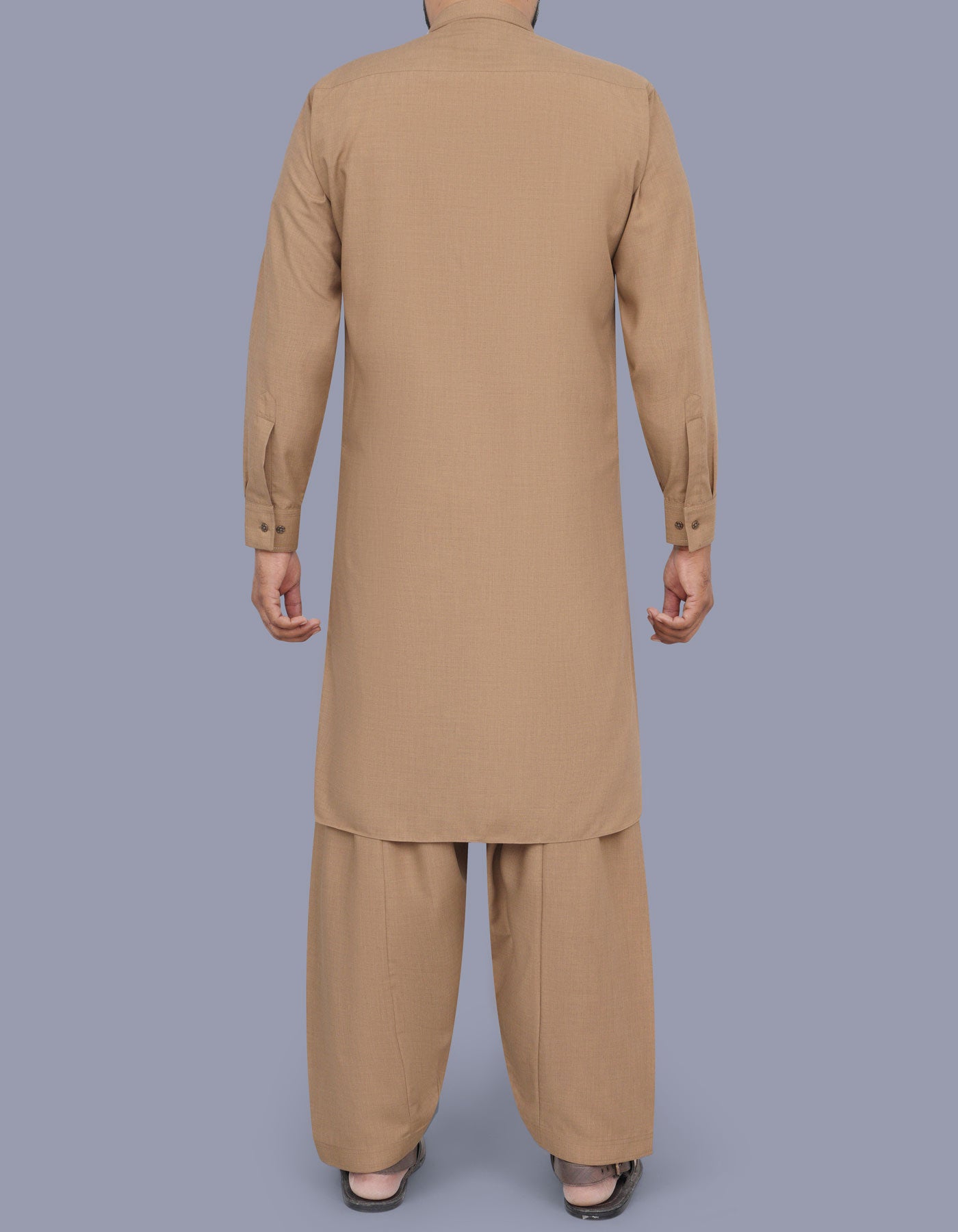 Khaki Texture Kameez Shalwar KS2545R-L